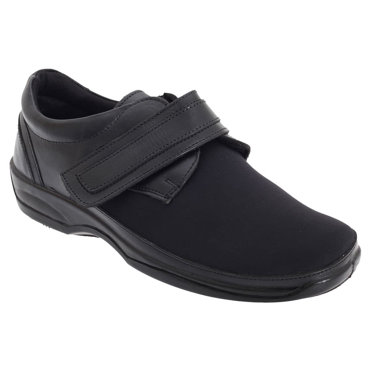 Mod Comfys Mod Comfys Women's X Wide Orthotics Stretch Comfort Shoes in Black