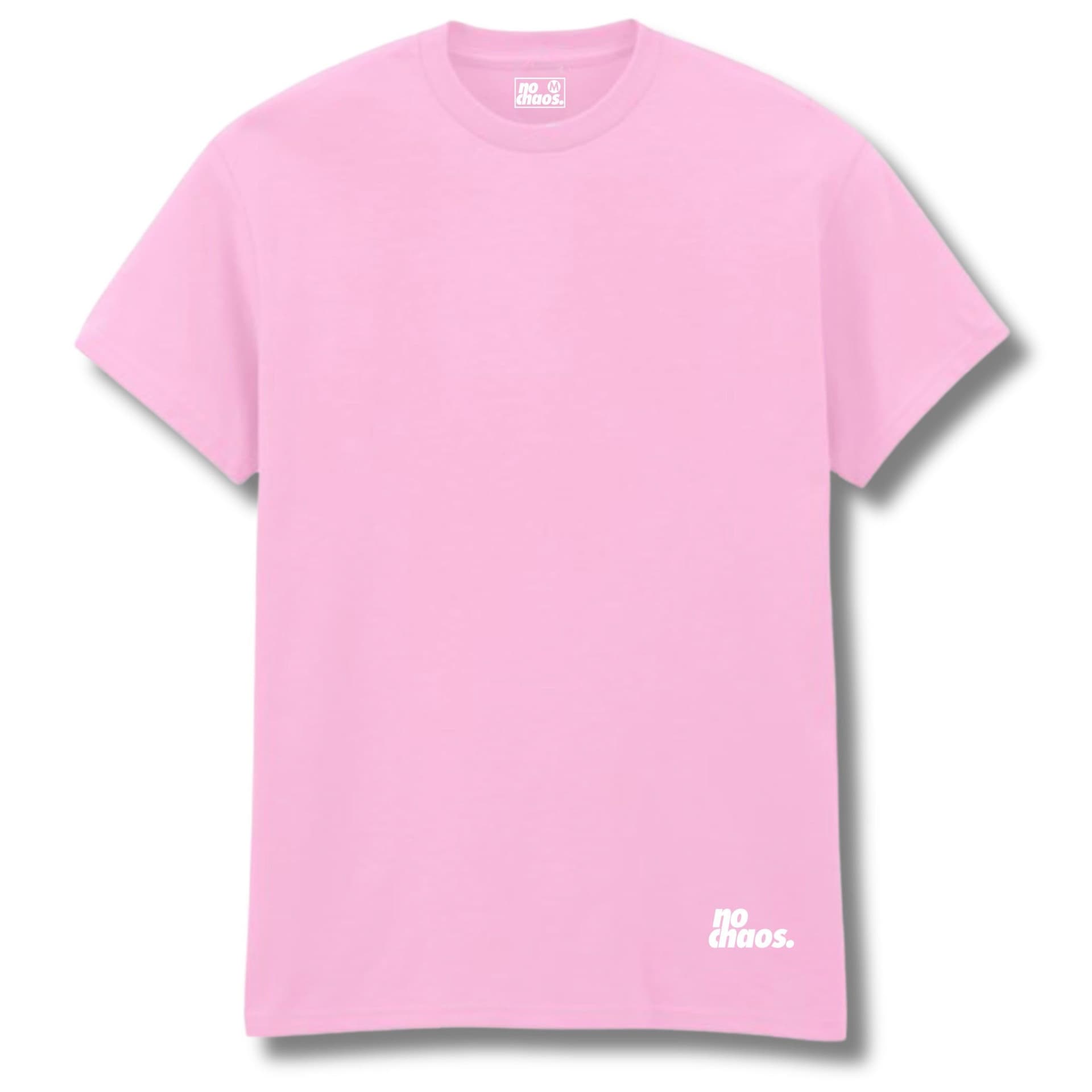 No Chaos No Chaos Men's Logo T-Shirt in Pink