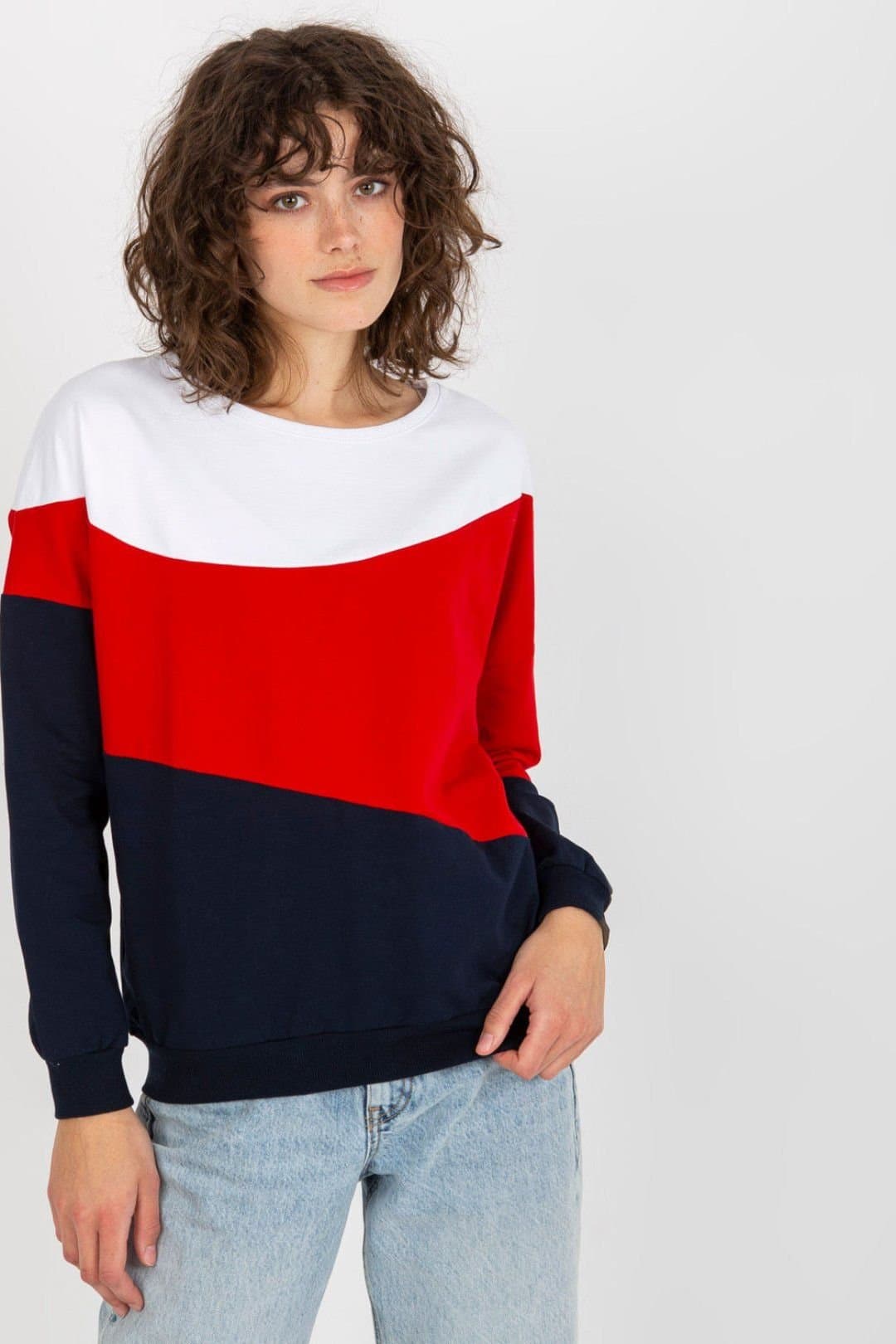 Love Lace Love Lace Women's Cotton Fleece Sweatshirt with Color Detail