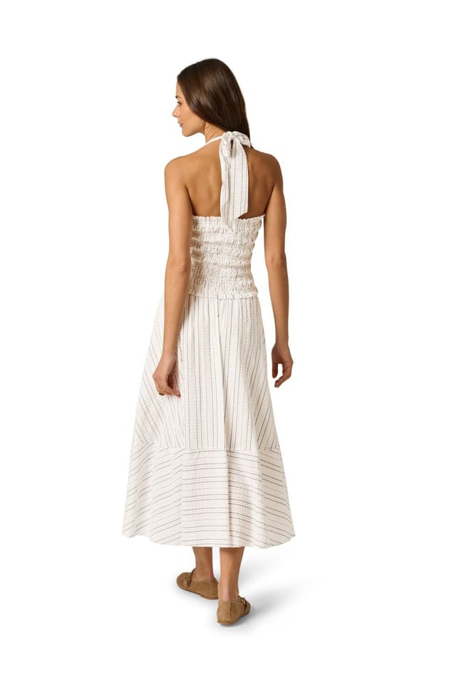 Adrianna by Adrianna Papell Adrianna by Adrianna Papell Women's Smocked Midi Dress in Ivory - 3