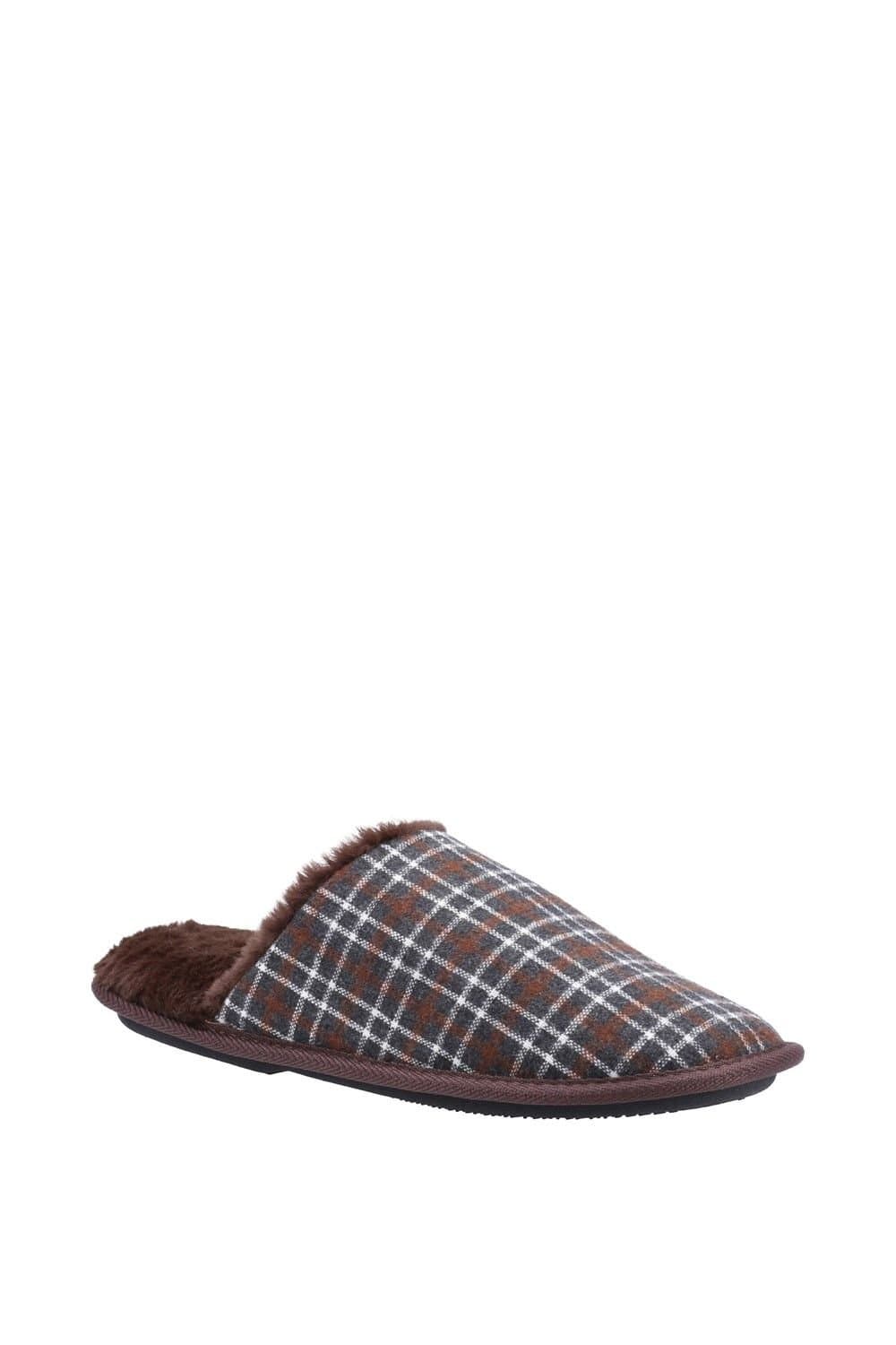 Fleet & Foster Fleet & Foster Men's Rhys Mule Slipper in Brown