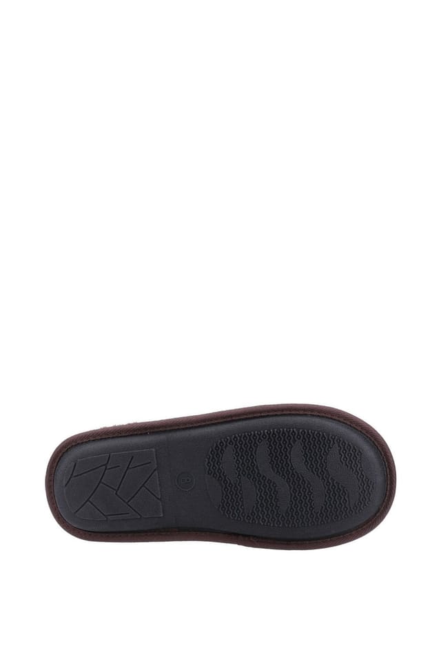 Fleet & Foster Fleet & Foster Men's Rhys Mule Slipper in Brown - 3