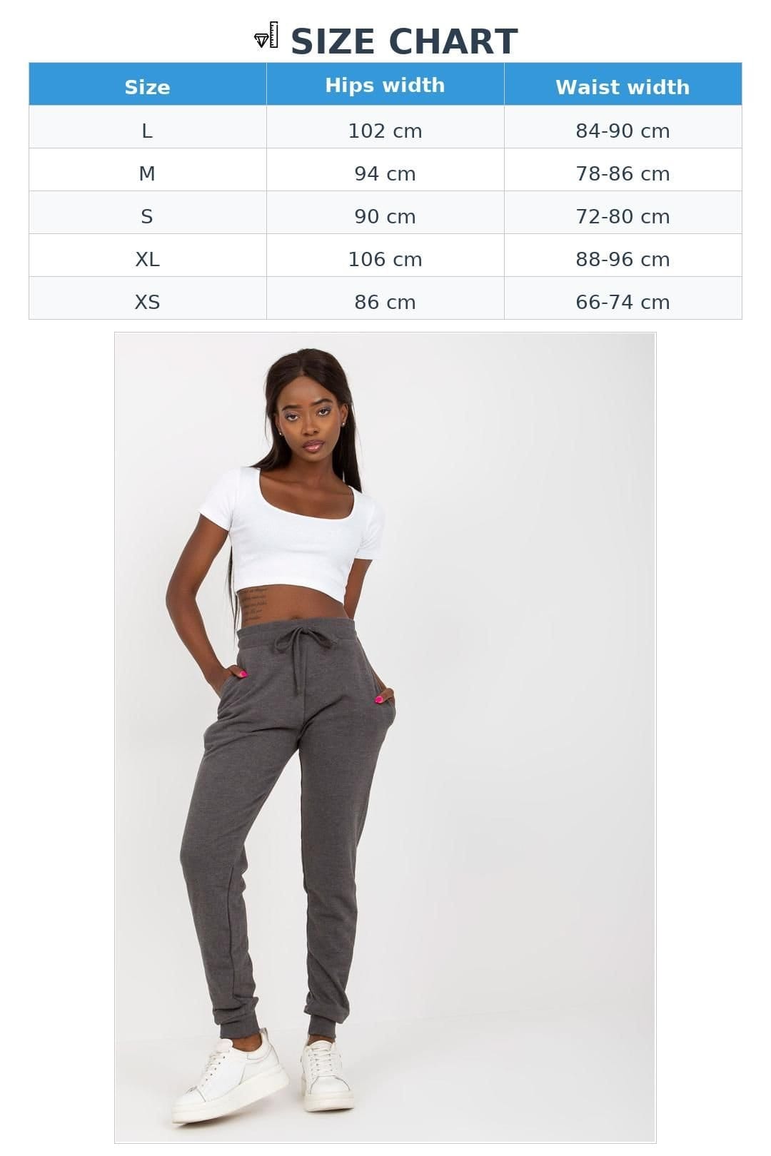 Love Lace Love Lace Women's High Waisted Sweatpants Tie Waist Elastic Pockets in Grey - 4