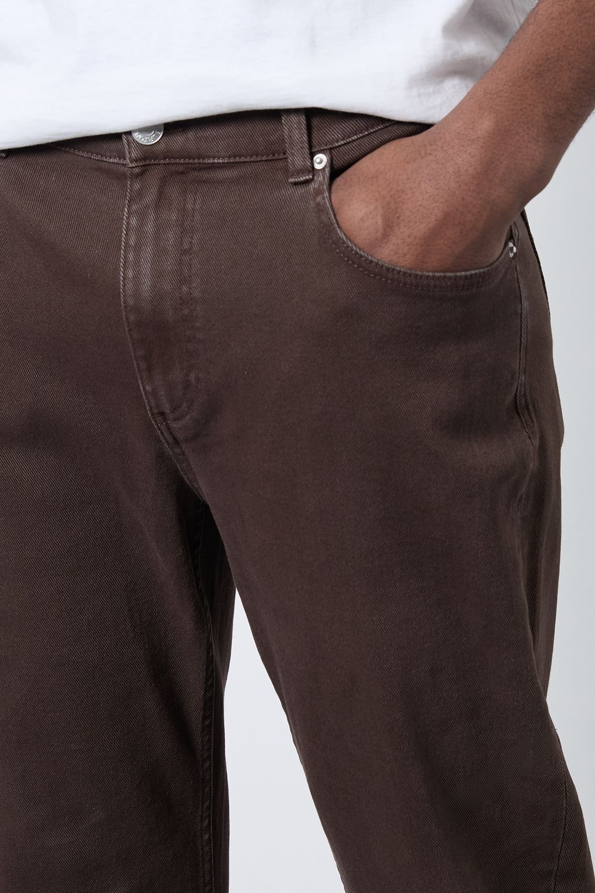 Burton Burton Men's Chocolate Straight Fit Jeans - 4