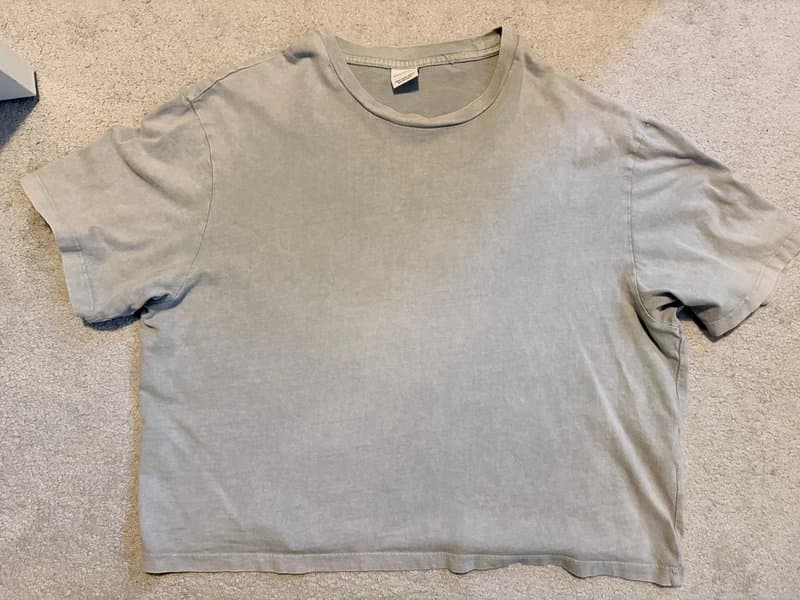Bershka Men’s Grey XS Cropped Oversized Bershka T Shirt Grey
