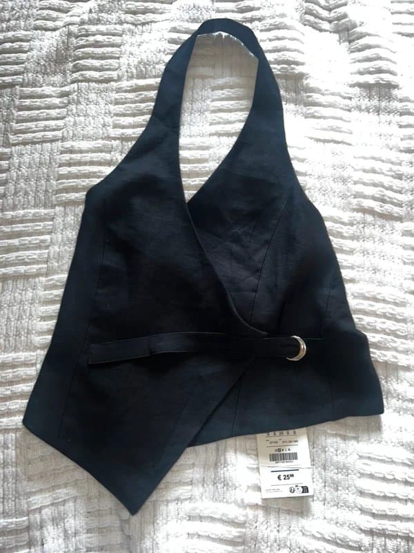 Bershka Black waistcoat