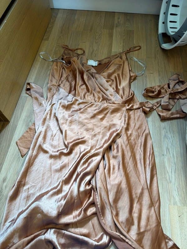 ASOS ASOS silk wrap dress