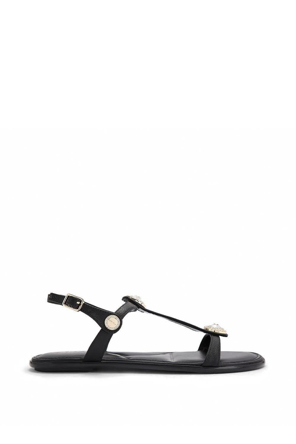 Carvela Carvela Women's 'Amalia Sandal' Leather Sandals in Black