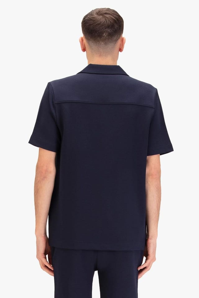 Luke 1977 Luke 1977 Men's Kawa Beach Crinkle Shirt in Dark Navy - 2