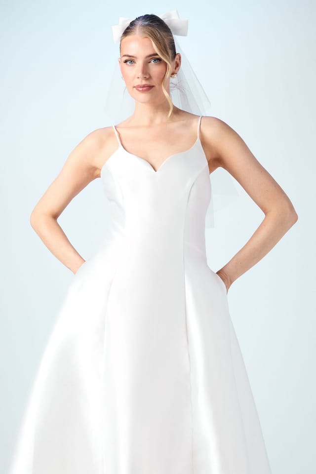 Coast Coast Women's Sweetheart Strappy Full Skirted Wedding Dress in Ivory - 2