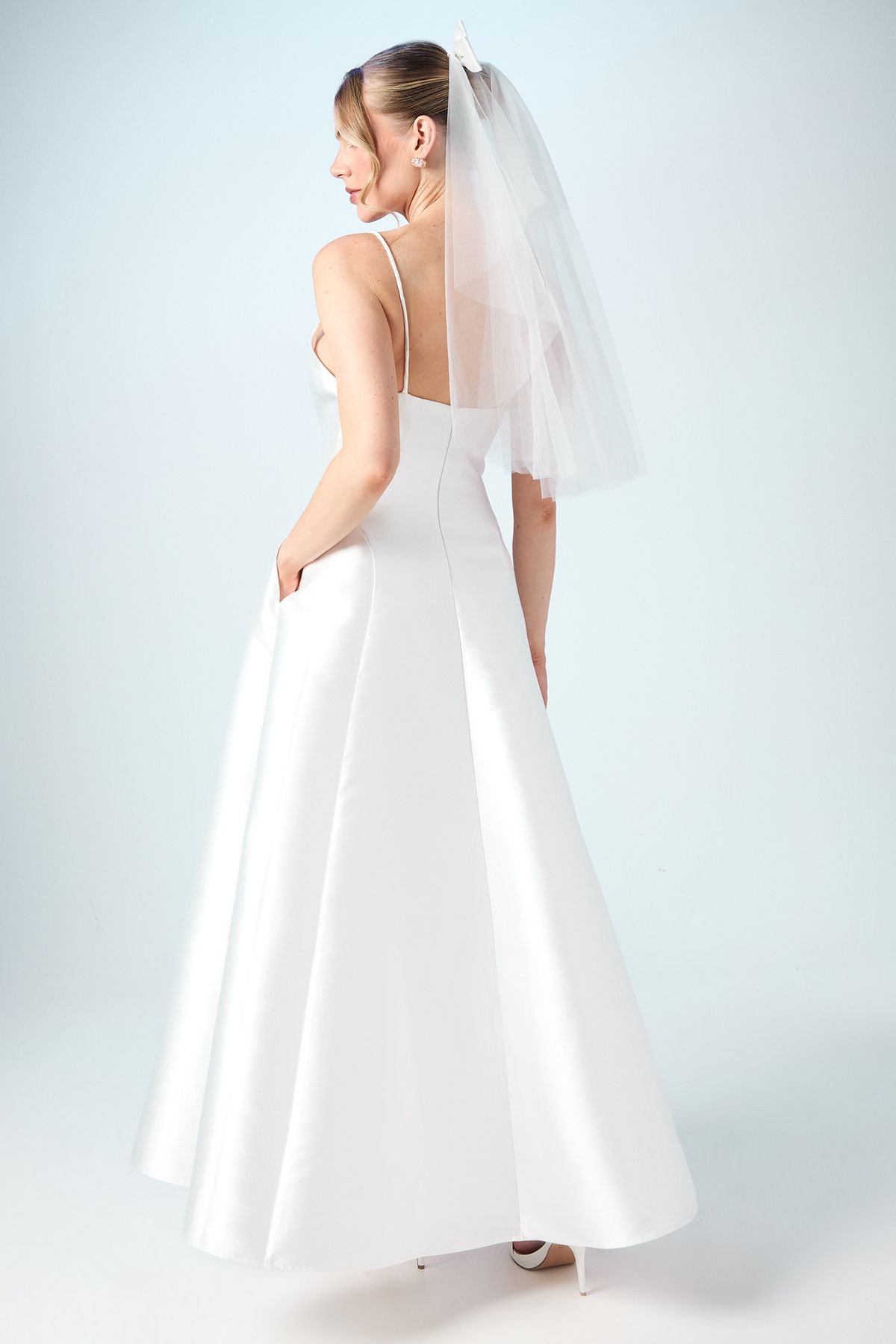 Coast Coast Women's Sweetheart Strappy Full Skirted Wedding Dress in Ivory - 3