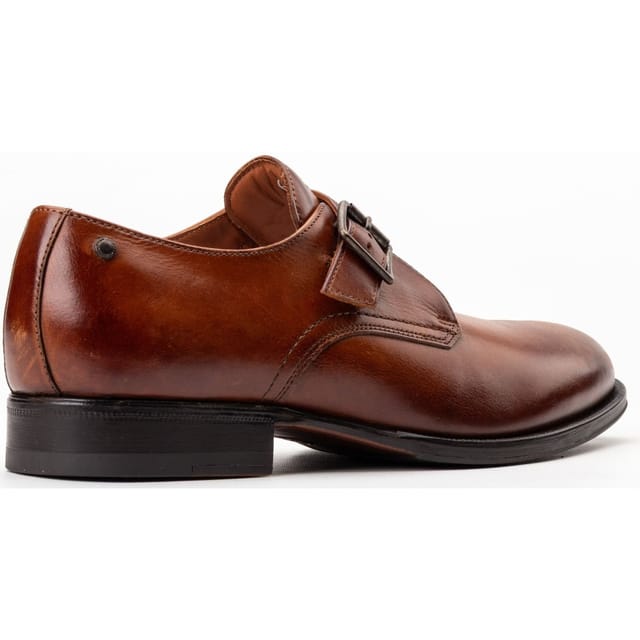 Base London Base London Men's Faraday Single Monk Shoe in Tan - 3