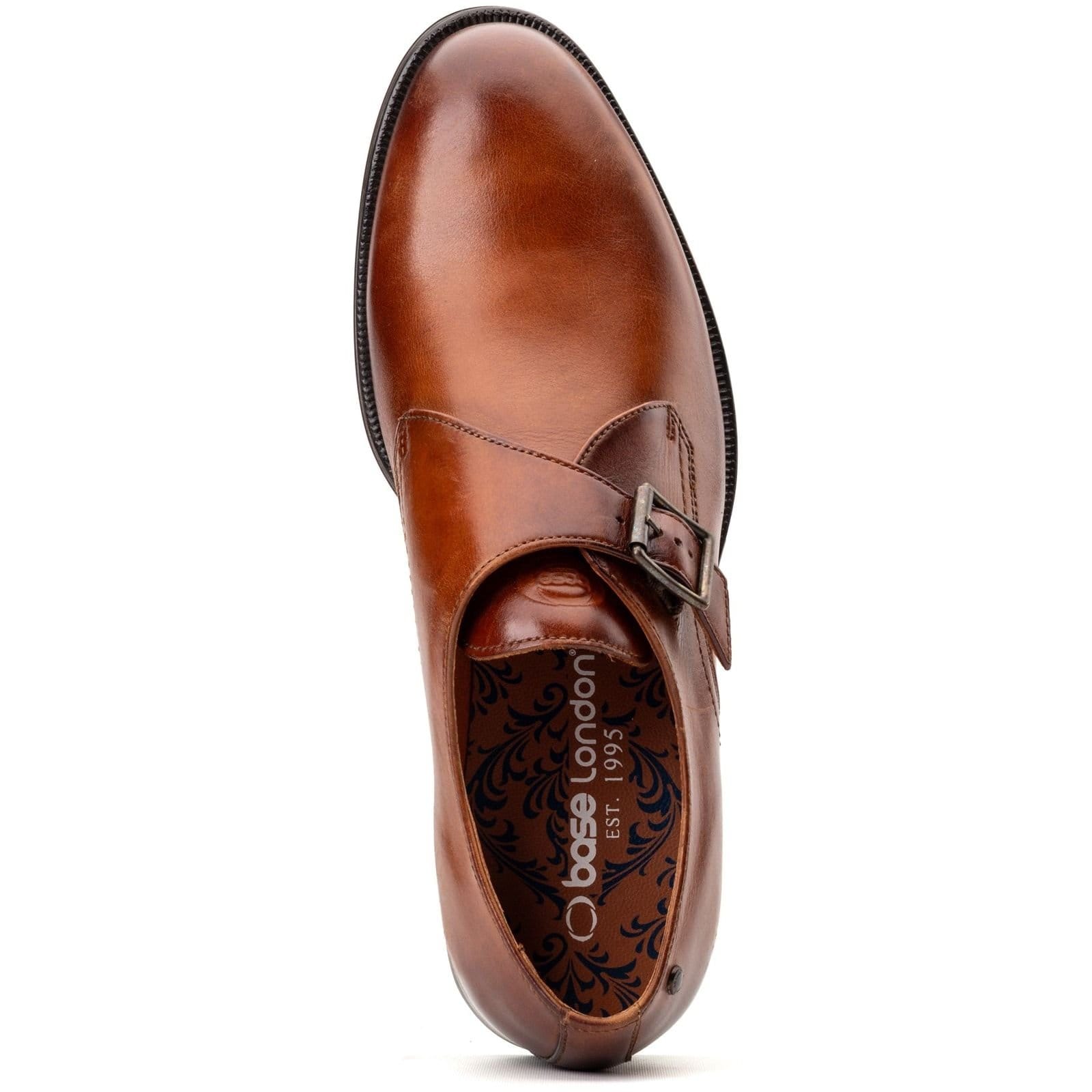 Base London Base London Men's Faraday Single Monk Shoe in Tan - 4