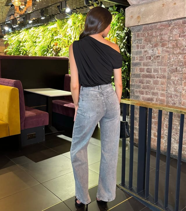 AX Paris Women's Black Draped Off the Shoulder Bodysuit AX Paris New Look - 3