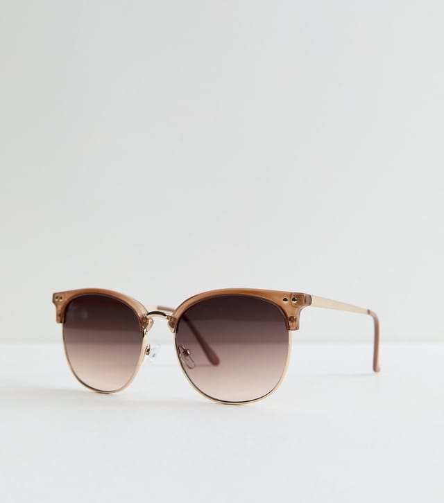 New Look Mink Round Frame Sunglasses New Look - 2