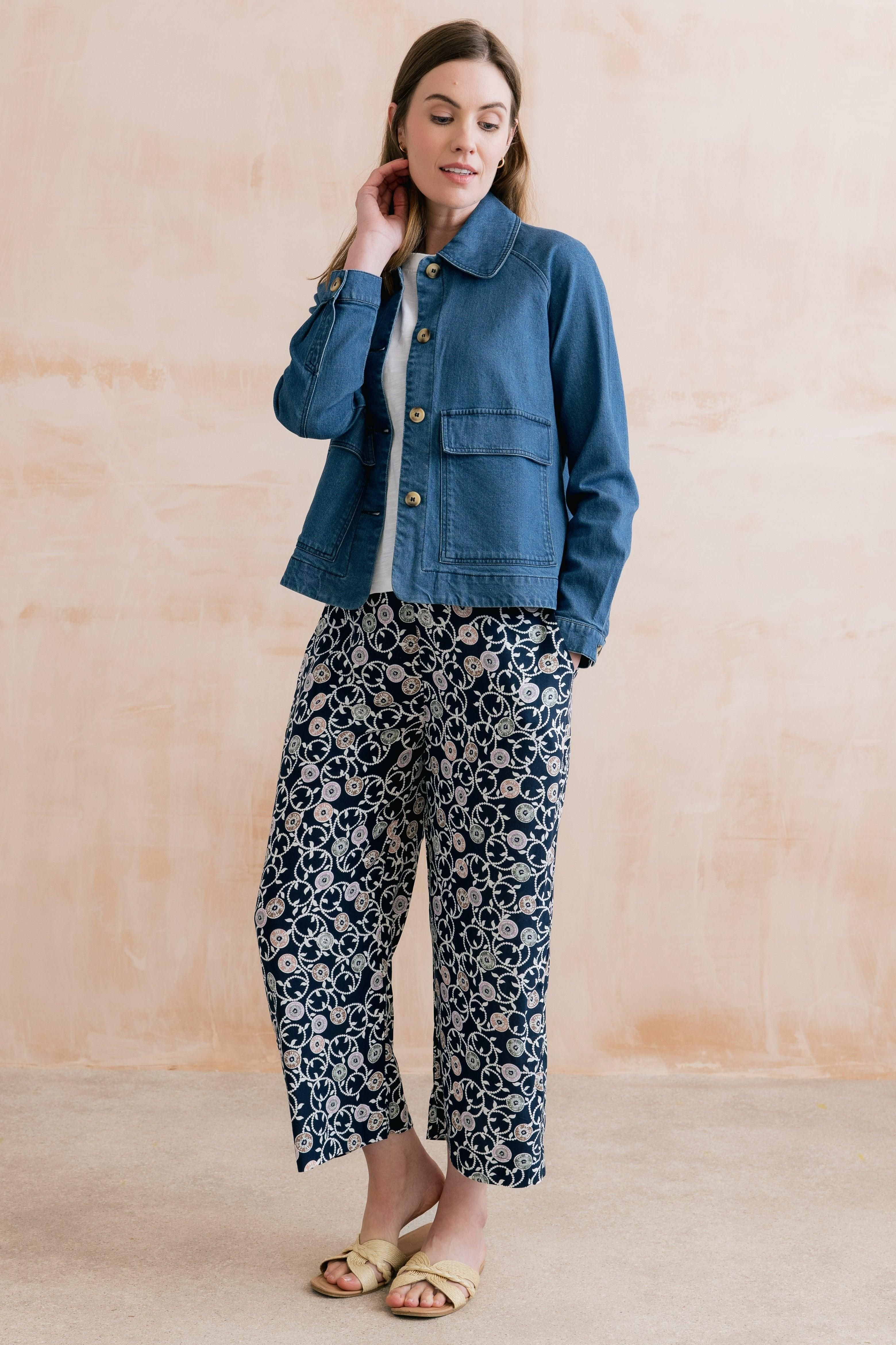 Lily & Me Lily & Me Women's Helen Denim Jacket in Blue - 4