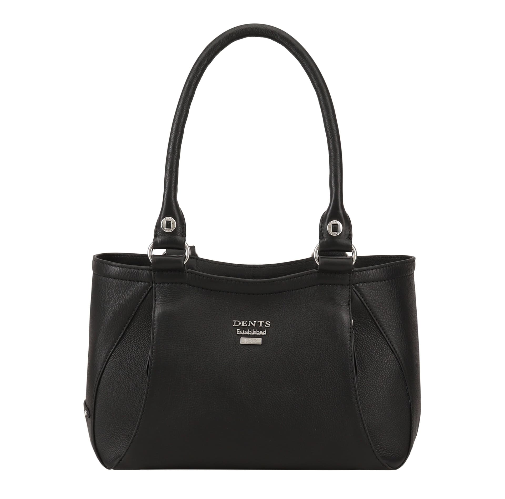 Dents Dents Women's Marlborough Leather Shoulder Bag in Black