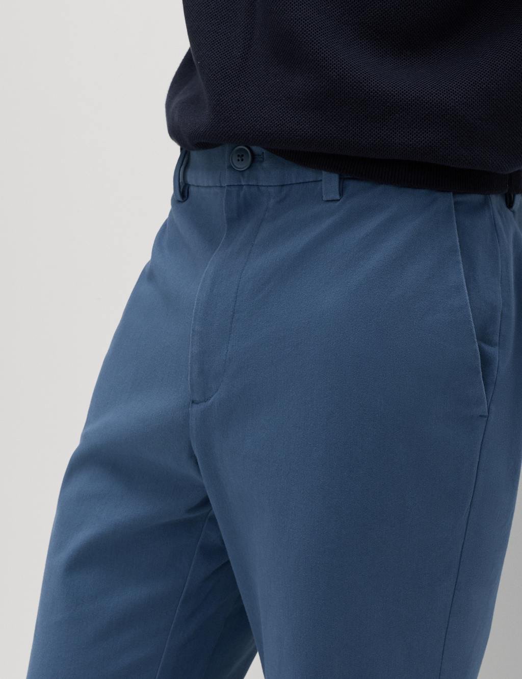 Marks & Spencer M&S The Ultimate Regular Fit Chinos Chambray - 3