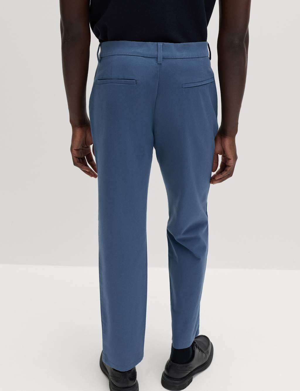 Marks & Spencer M&S The Ultimate Regular Fit Chinos Chambray - 4