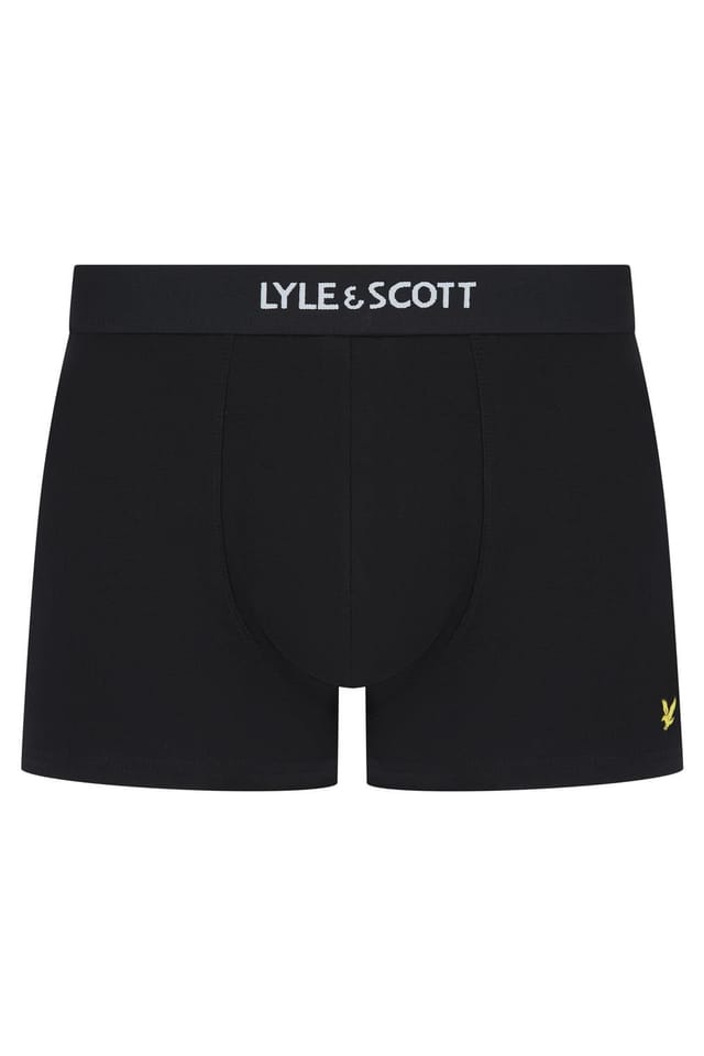 Lyle & Scott Lyle & Scott Men's Devon 3 Pack Boxers -Black - Climbing Ivy - Bright White - 2