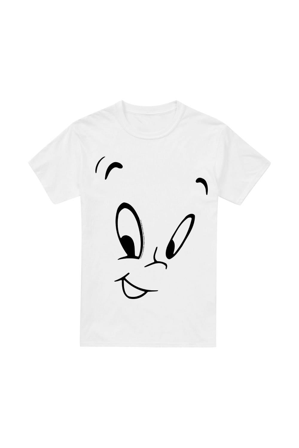 NBCU NBCU Men's Casper Casper Face T-Shirt, White - 4