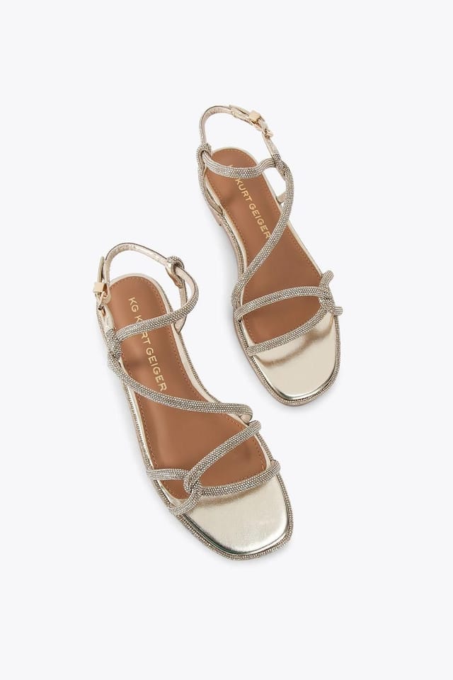 KG Kurt Geiger KG Kurt Geiger Women's 'Priya' Sandals in Gold - 2