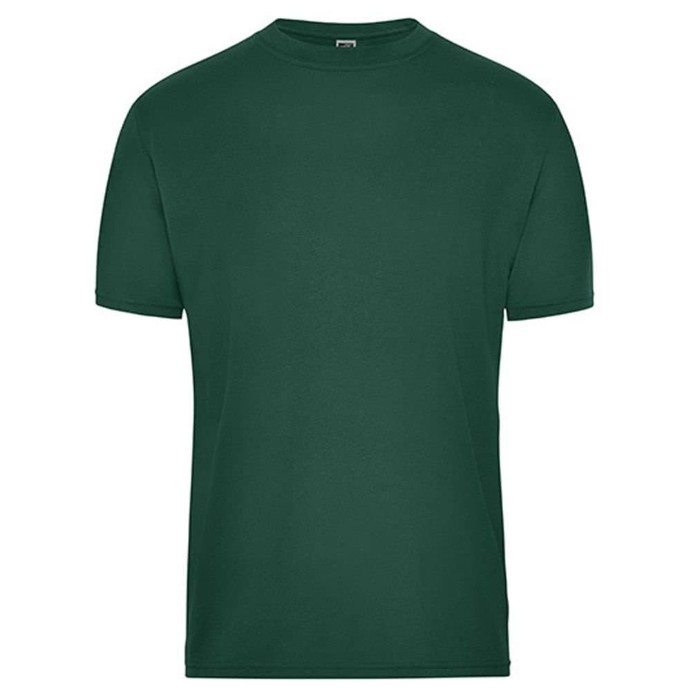 James and Nicholson James and Nicholson Men's Bio Workwear T-Shirt in Dark Green