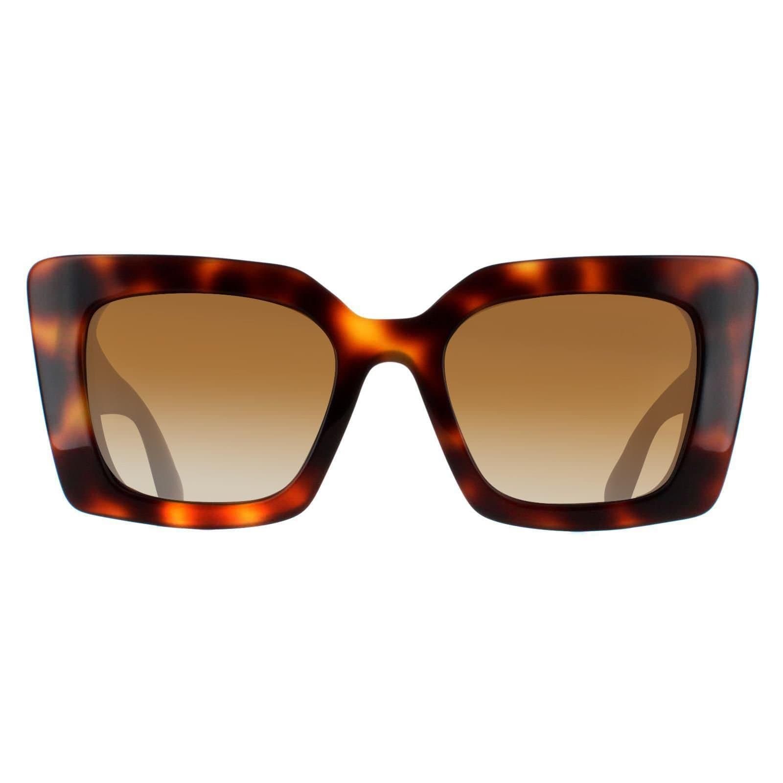 Burberry Burberry Women's Cat Eye Light Havana Brown Gradient Polarized BE4344 Daisy
