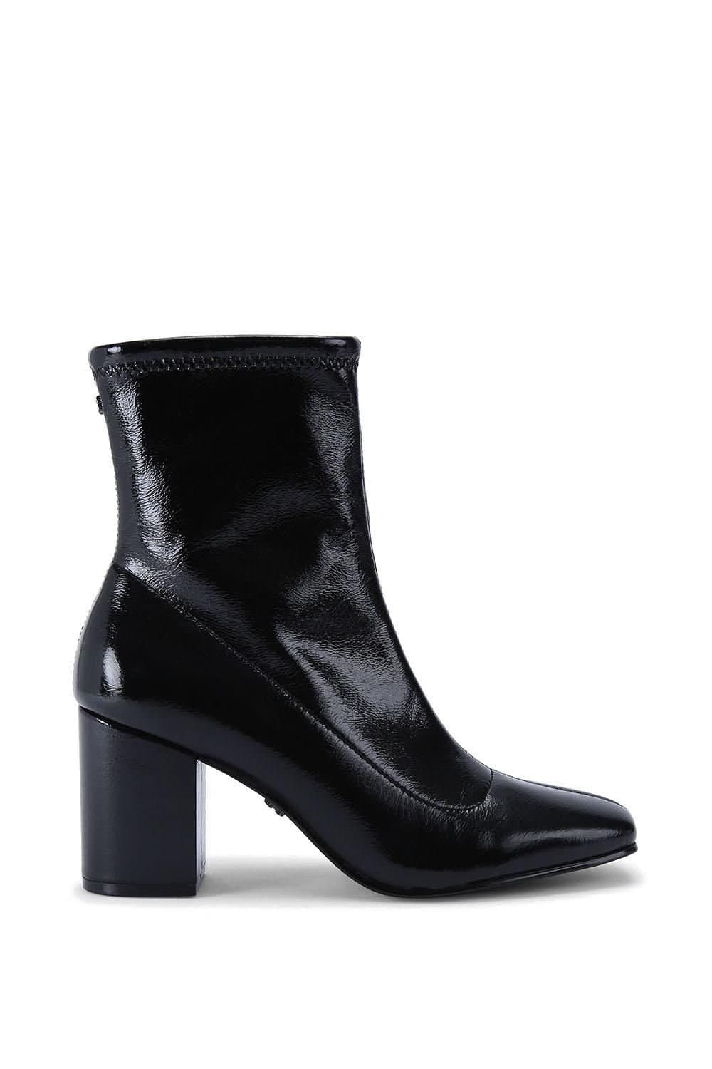 Carvela Carvela Women's 'Strut Ankle' Patent Boots in Black