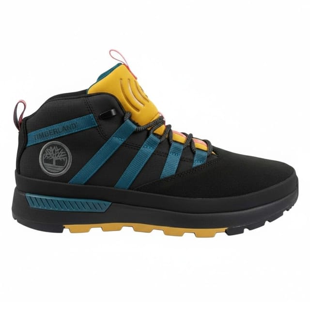 Timberland Timberland Men's Euro Sprint Leather Hiking Shoes in Black - 2