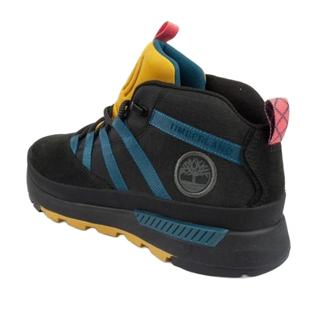 Timberland Timberland Men's Euro Sprint Leather Hiking Shoes in Black - 3