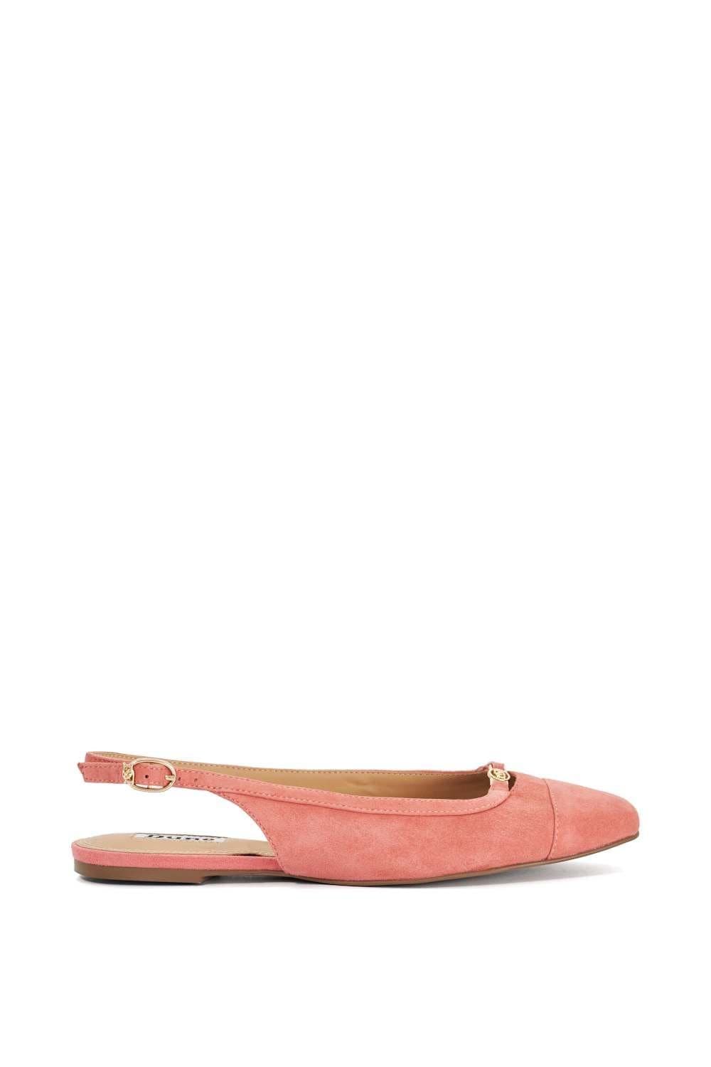 Dune London Dune London Women's 'Hanna' Suede Ballet Pumps in Pink