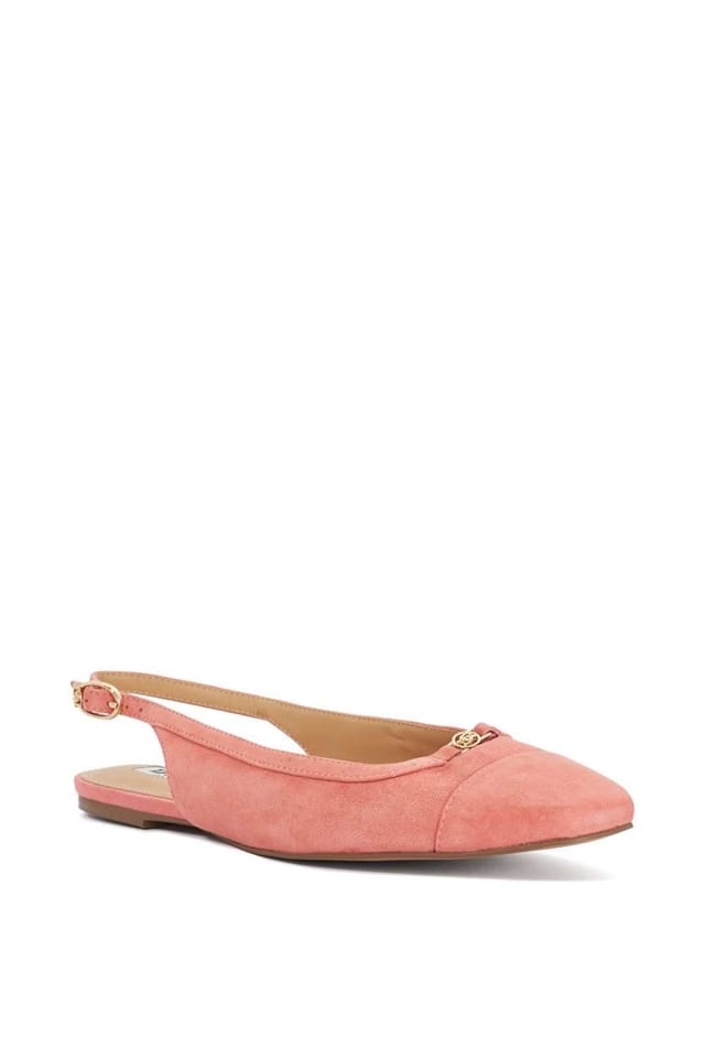 Dune London Dune London Women's 'Hanna' Suede Ballet Pumps in Pink - 2