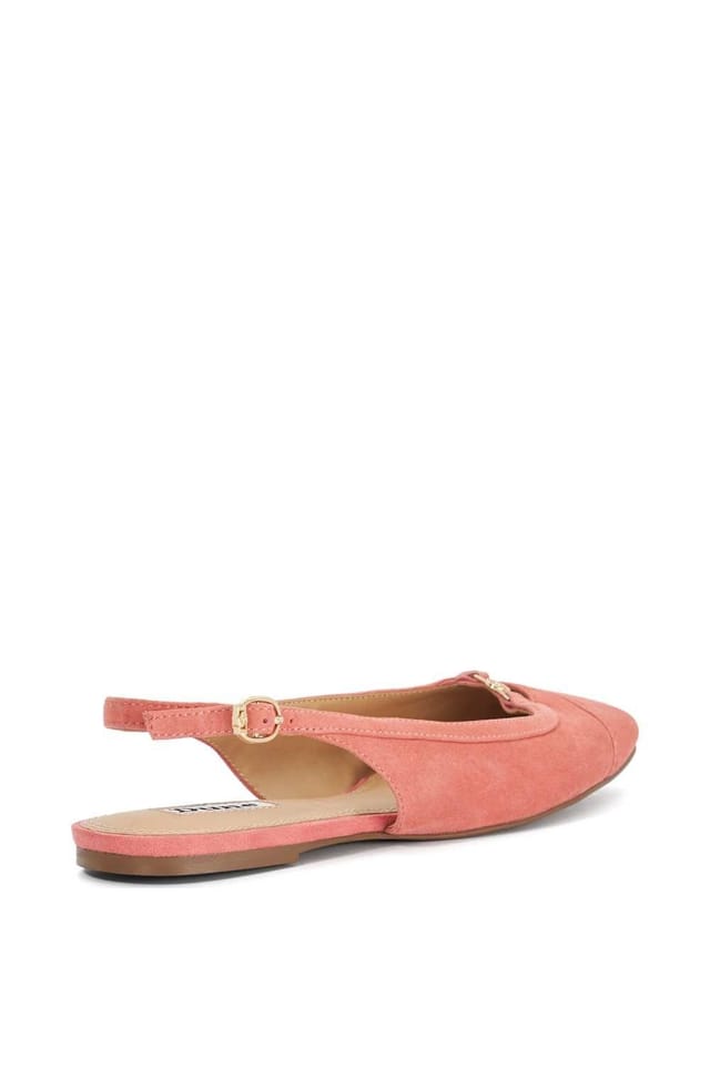 Dune London Dune London Women's 'Hanna' Suede Ballet Pumps in Pink - 3