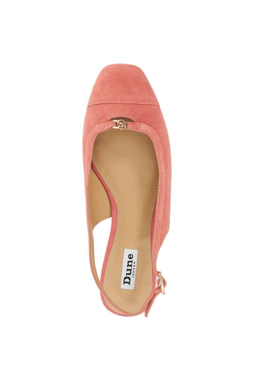 Dune London Dune London Women's 'Hanna' Suede Ballet Pumps in Pink - 4