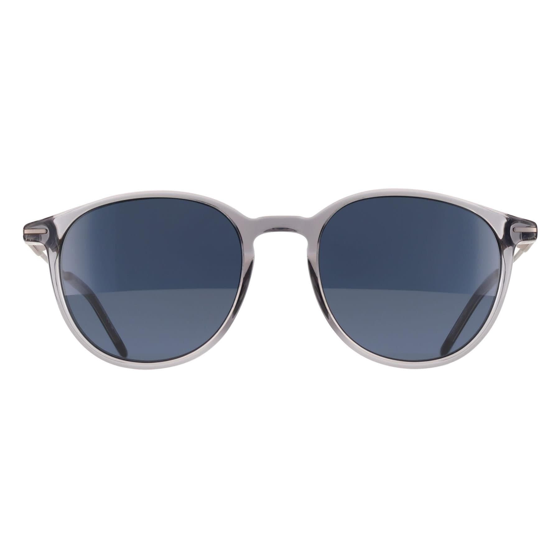 Hugo Boss Hugo Boss Men's Round Grey Dark Ruthenium Blue Grey HG 1206/S