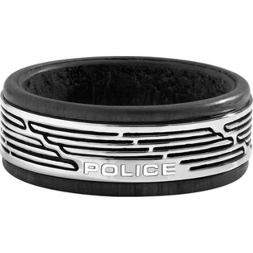 Police Police Men's PJ26470RSS.01-10 Ring in Black - 1