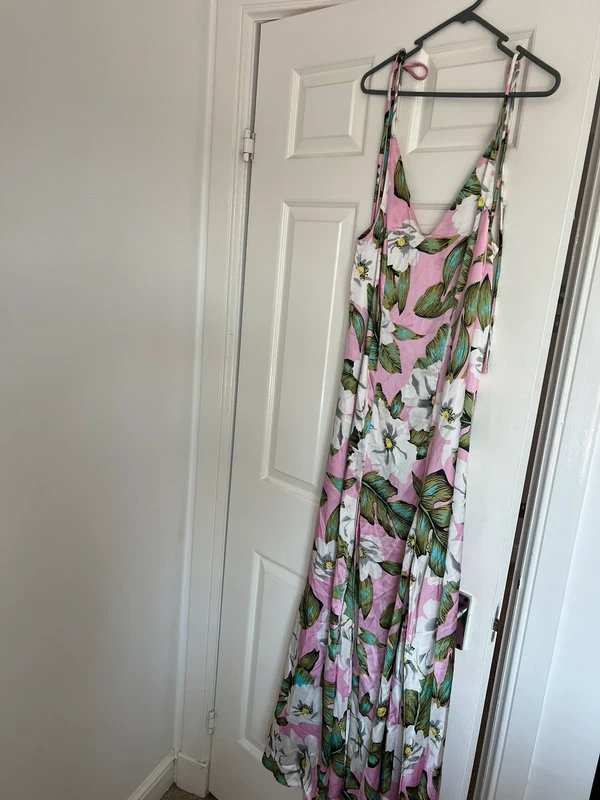 ASOS Asos luxe silk floral summer holiday maxi dress - 1