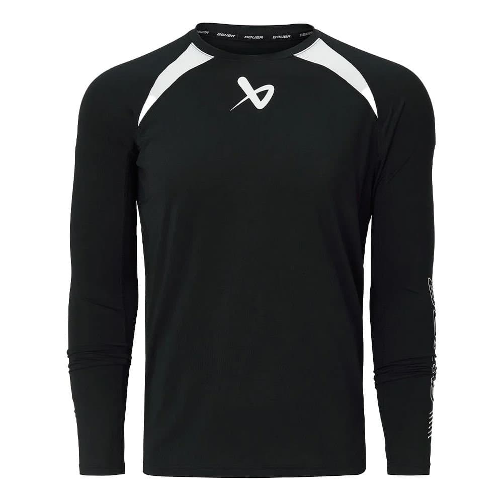 Bauer Bauer Men's Performance Long-Sleeved Base Layer Top in Dark Grey