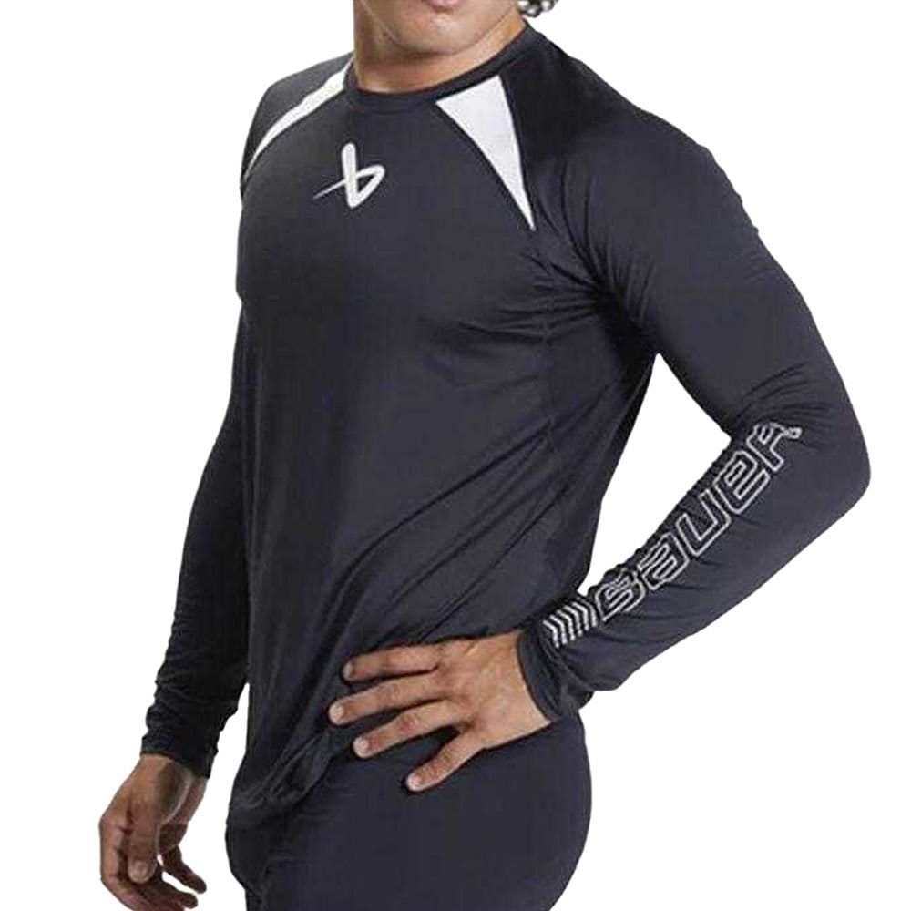 Bauer Bauer Men's Performance Long-Sleeved Base Layer Top in Dark Grey - 4