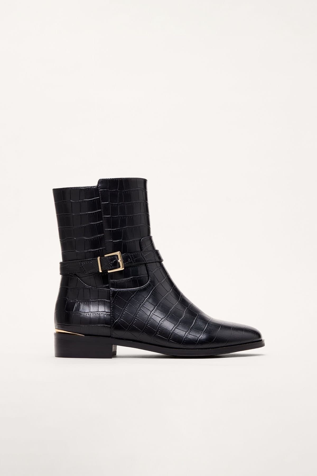 Phase Eight Phase Eight Women's Leather Ankle Boot in Black