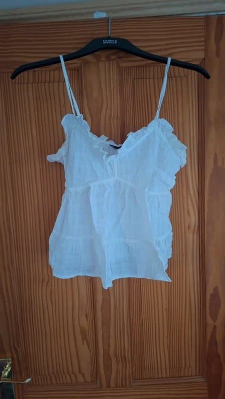 ASOS ASOS white cami top size 8