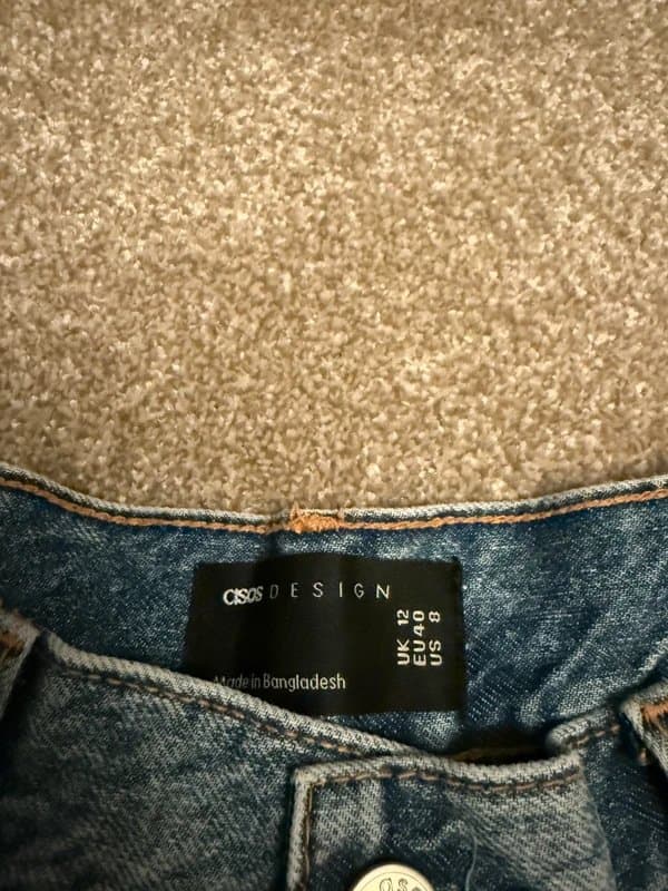 ASOS Design Denim Jorts