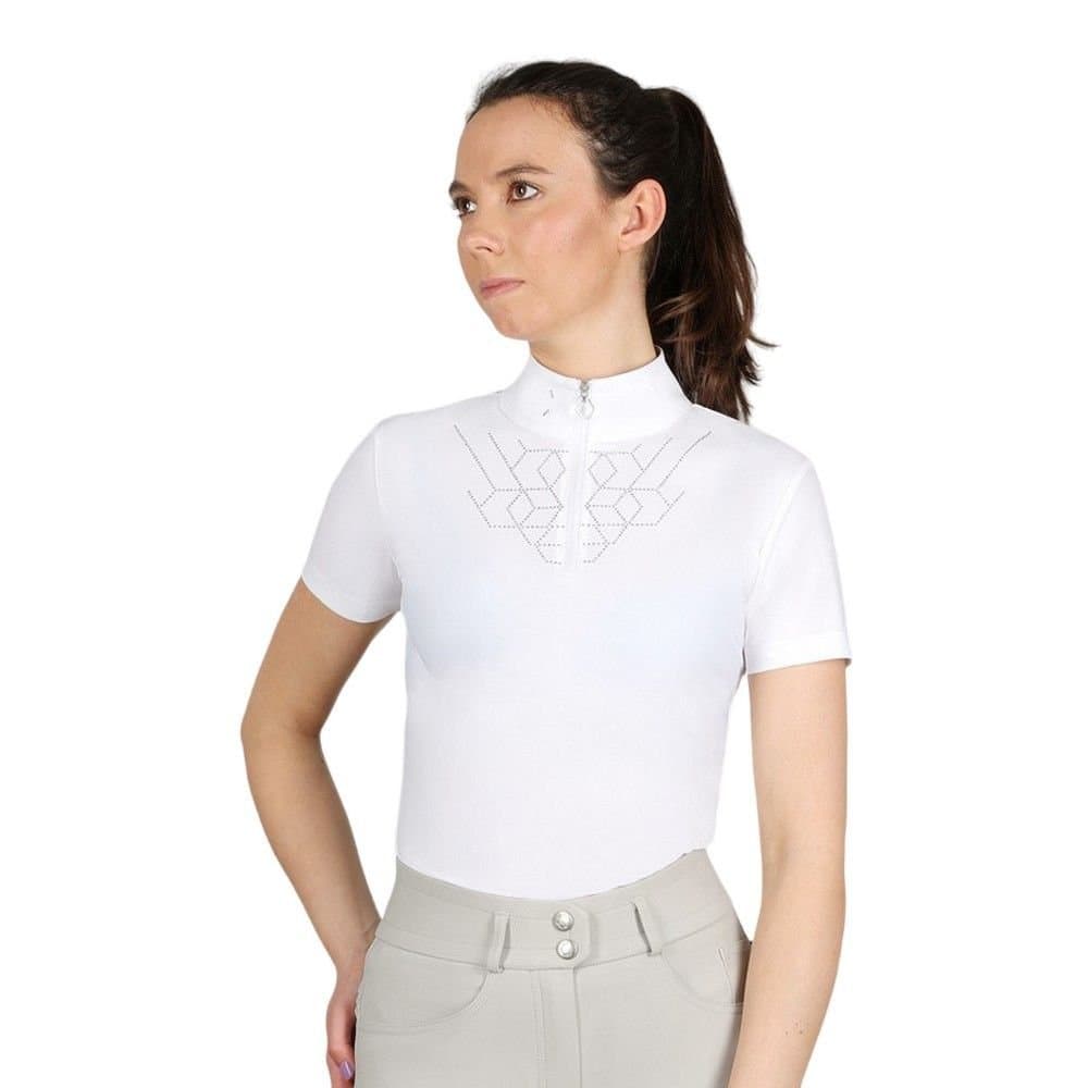 Coldstream Coldstream Women's Ledmore Diamante Show Shirt in White