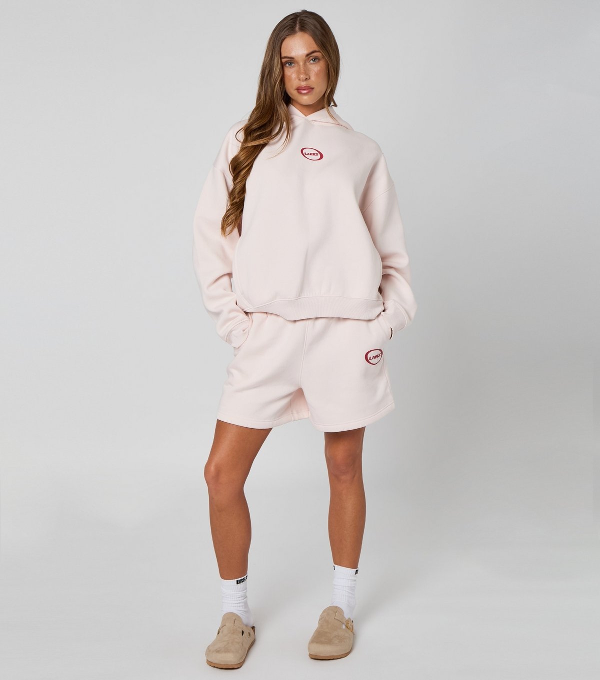 Urban Bliss Women's Light Pink Logo Hoodie Urban Bliss New Look - 3