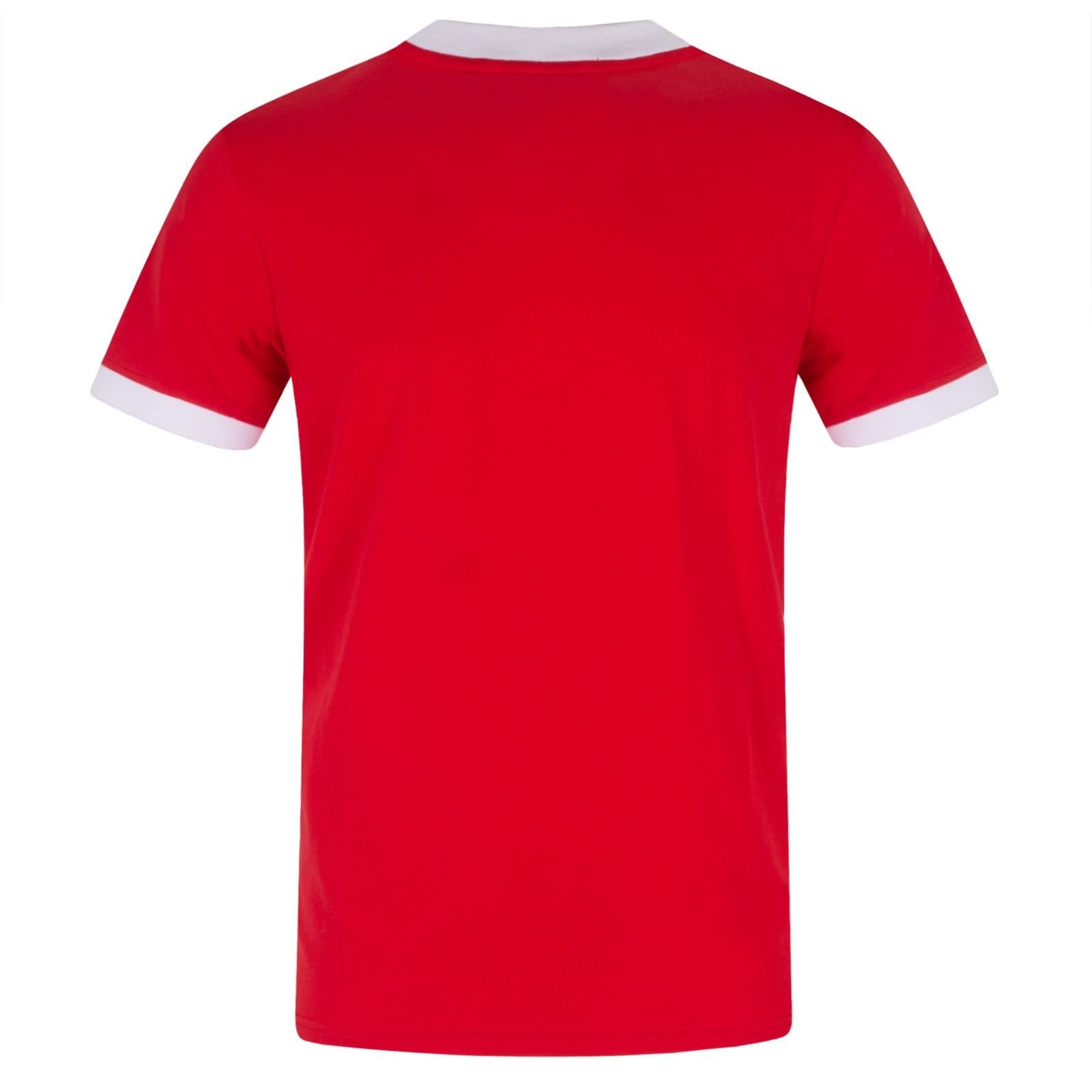 fan originals fan originals Men's Adults Manchester Crest Retro T-Shirt in Dark Red - 4
