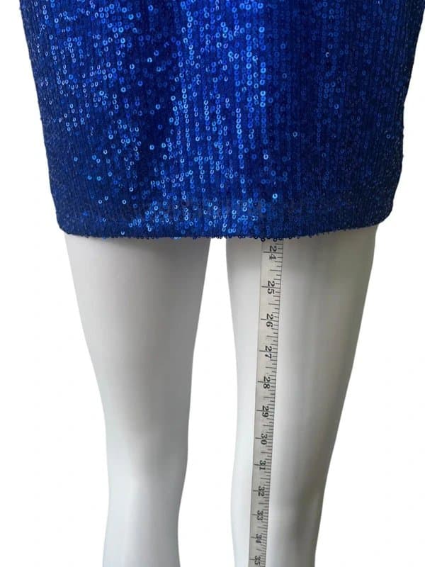 Pomodoro Pomodoro Sequin Vest Top T-Shirt Size 16 Womens Royal Blue NEW EU44 RRP £80