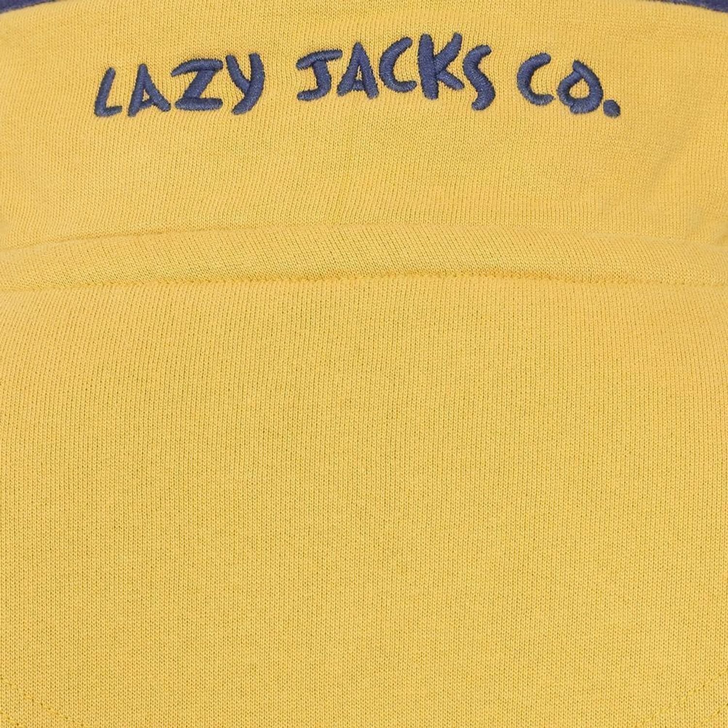 Lazy Jacks Lazy Jacks Women's Quarter Zip Sweatshirt in Yellow - 4