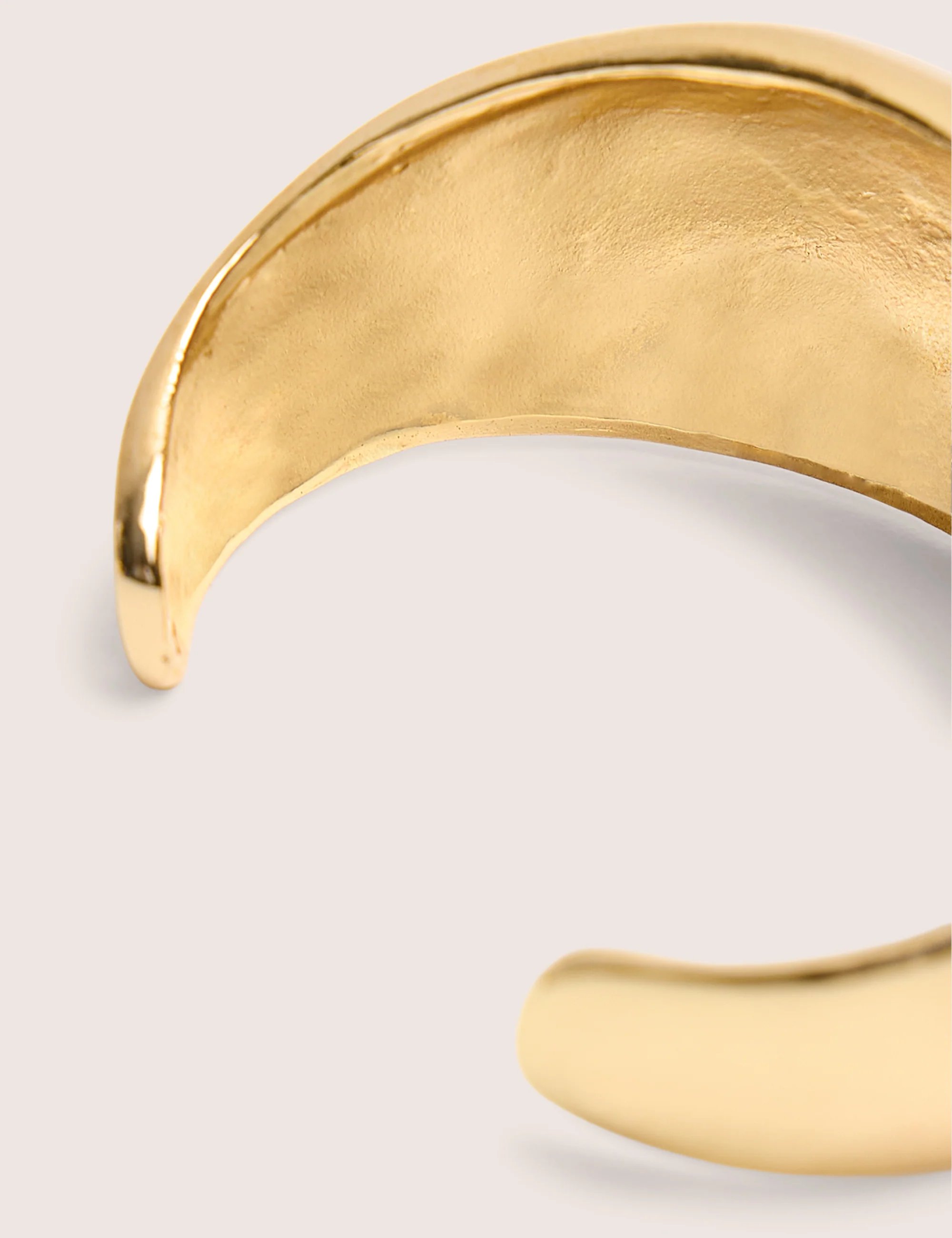 Public Desire Thick Single Cuff Bracelet Gold - 3
