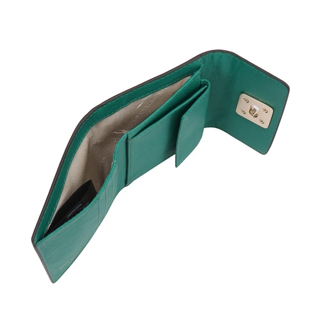 Paul Costelloe Paul Costelloe Women's Baro Leather Purse in Jade - 2